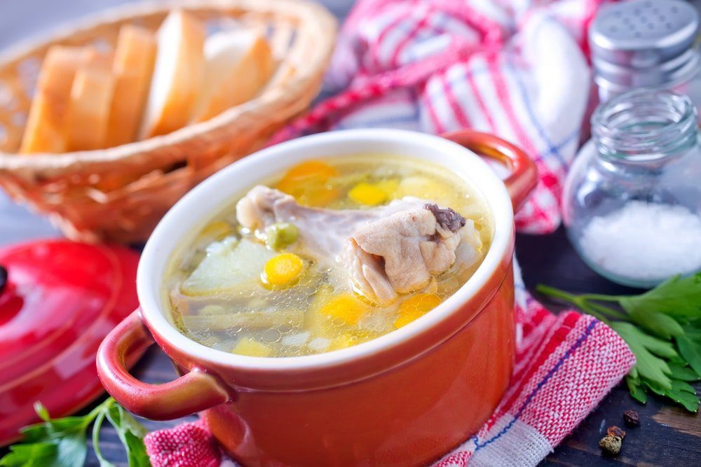 Фото рецепта - Куриный суп с овощами (без зажарки) - шаг 10