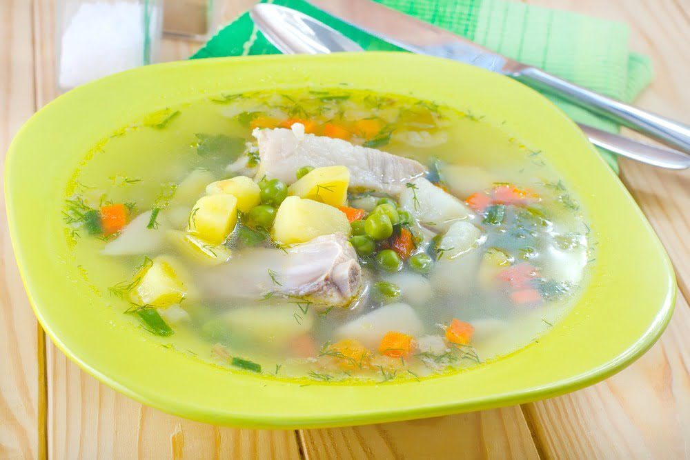 Фото рецепта - Суп с овощами на свиных ребрышках - шаг 11