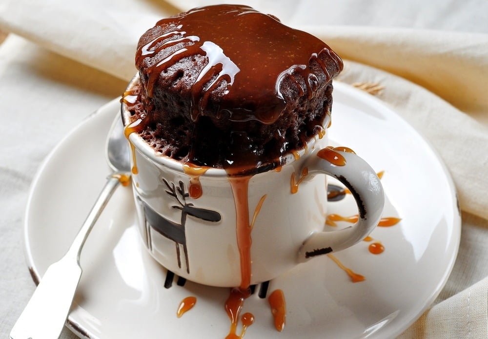 Фото рецепта - Шоколадный кекс в кружке в микроволновке - шаг 6