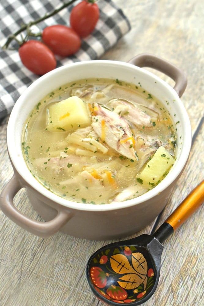 kurinyj sup s vermishelju i kartofelem 1f8f6e8 - Куриный суп с вермишелью и картофелем