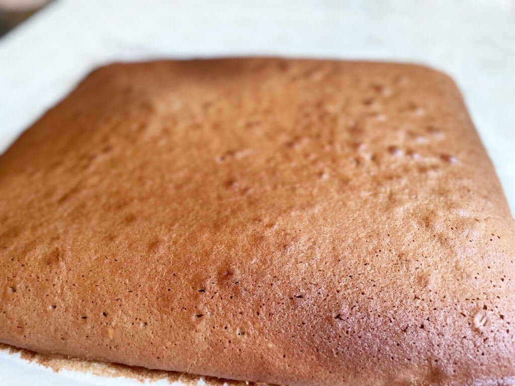 Фото рецепта - Простой бисквит для торта, кейкпопсов, кексов - шаг 6