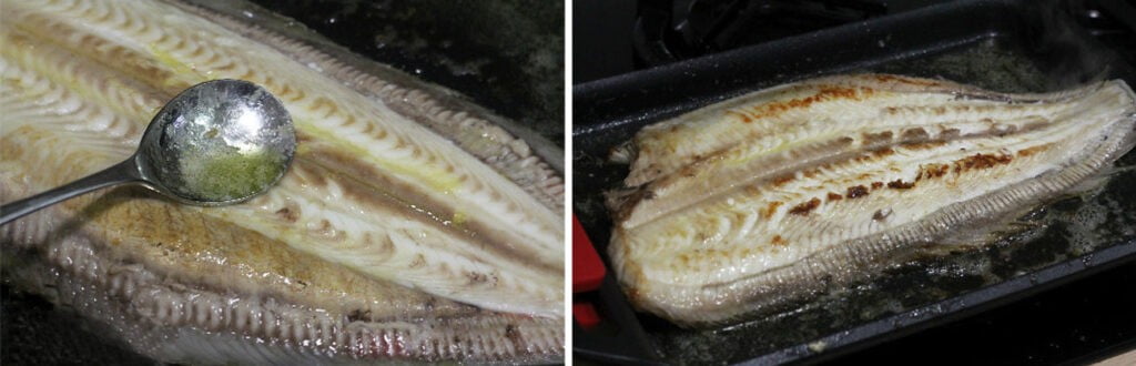 Фото рецепта - Рыба камбала с лимонным соусом - шаг 2