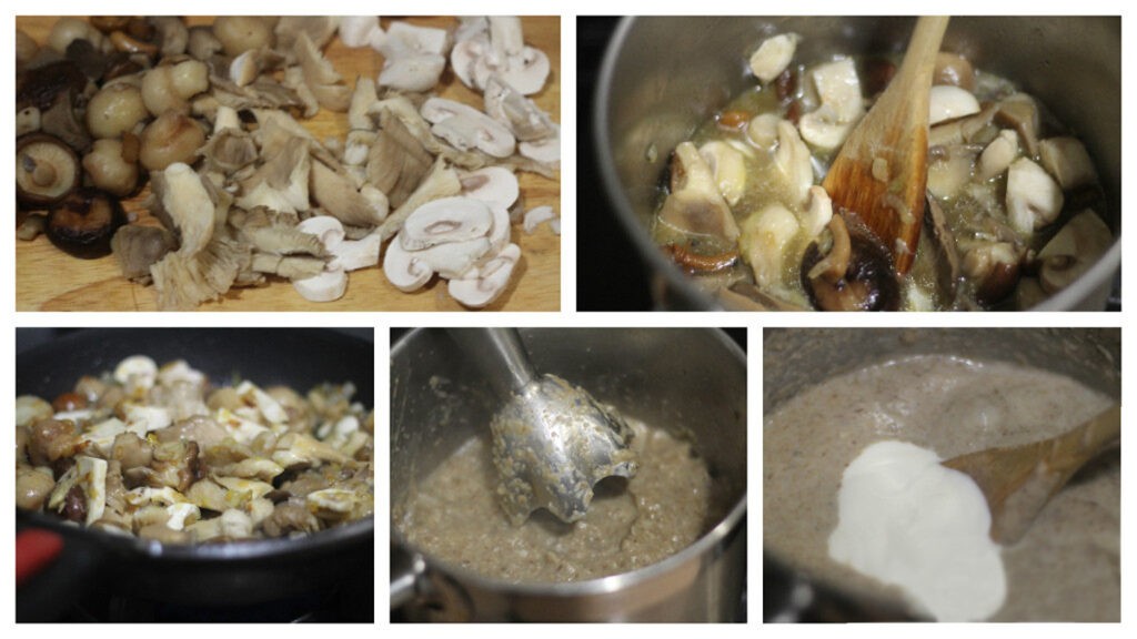 Фото рецепта - Домашний грибной крем-суп - шаг 2